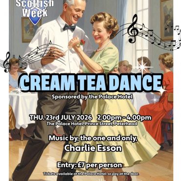 Cream Tea Dance sponsored by the Palace Hotel